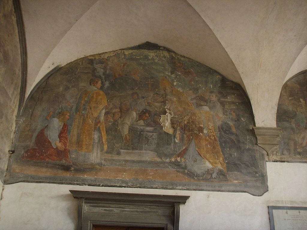 Lunetta 18 - chiostro, chiesa di Santo Spirito, Firenze